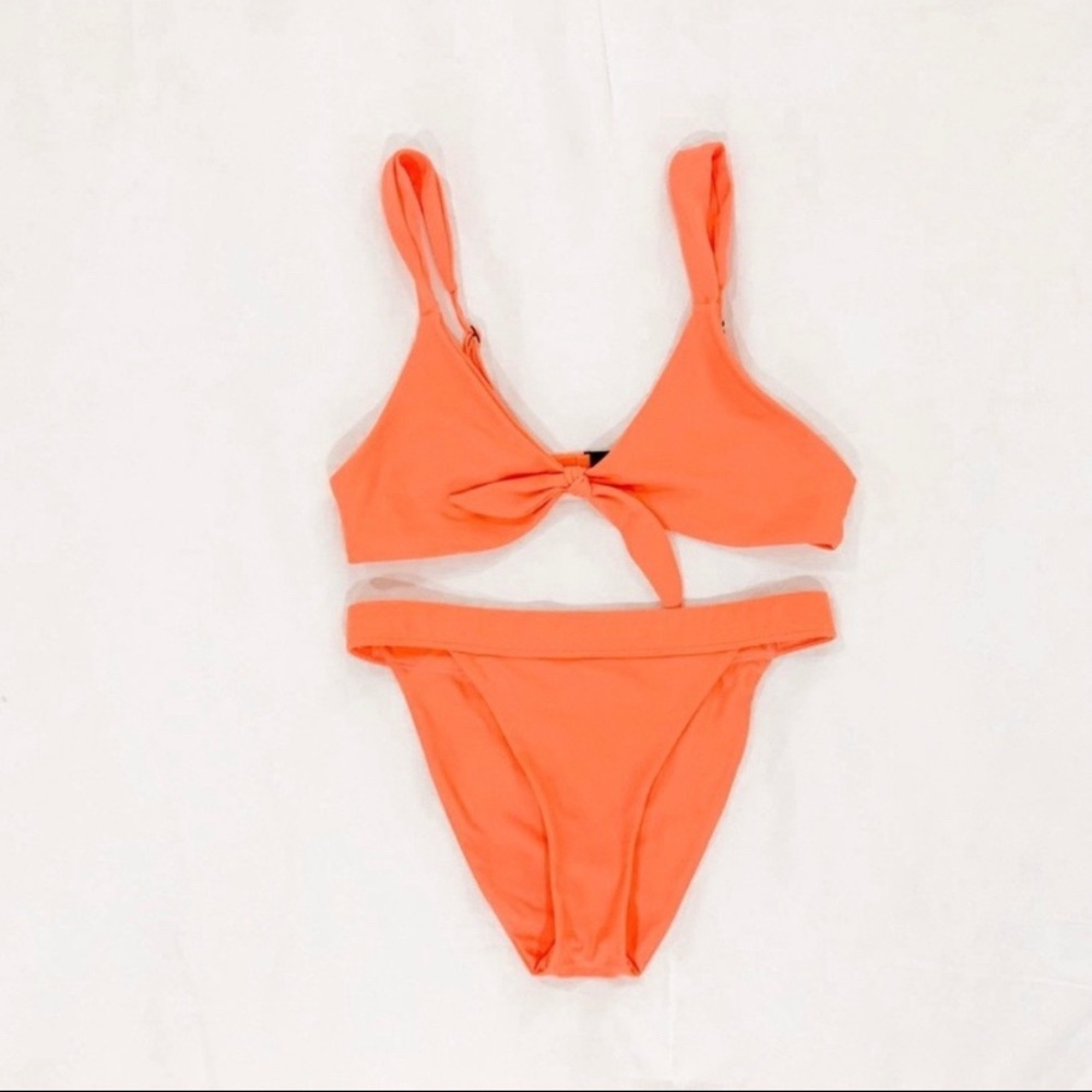 Brand new peachy orange Blackbough swim bikini